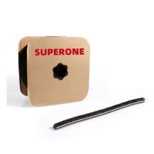 4.8X9 3P2LNON-SILICONE BLACK WEATHER STRIP ROLL 200 METER