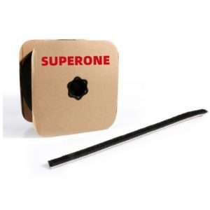 4.8X4 3P2LNON-SILICONE BLACK WEATHER STRIP ROLL 250 METER